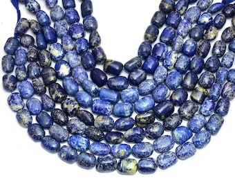 Lapis Lazuli 18mm-20mm Smooth Oval Nugget Beads, 13inch Strand