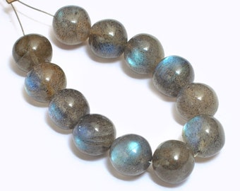 High Fire AAA+ Labradorite 8mm Calibrated Round Smooth Loose Beads | Natural Labradorite Round Semiprecious Gemstone Loose Balls for Jewelry