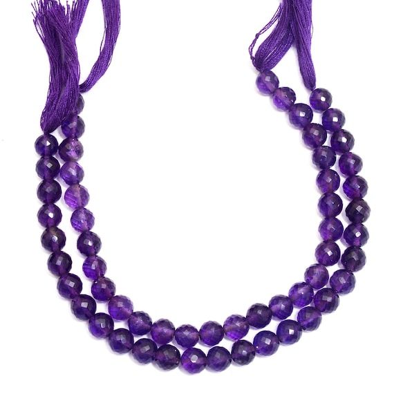 2.5 Mm Natural Amatista púrpura Profundo redondas de cabujón Joya Piedra Preciosa