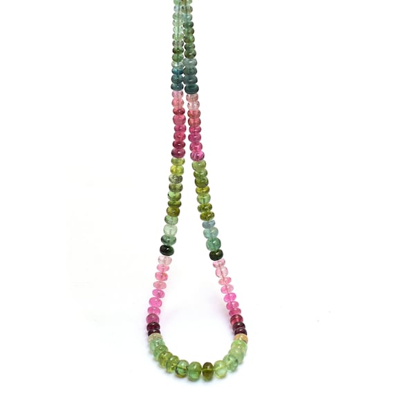 Perline Sciolte Di Tormalina Multicolore Naturale Autentica Di - Foto 12