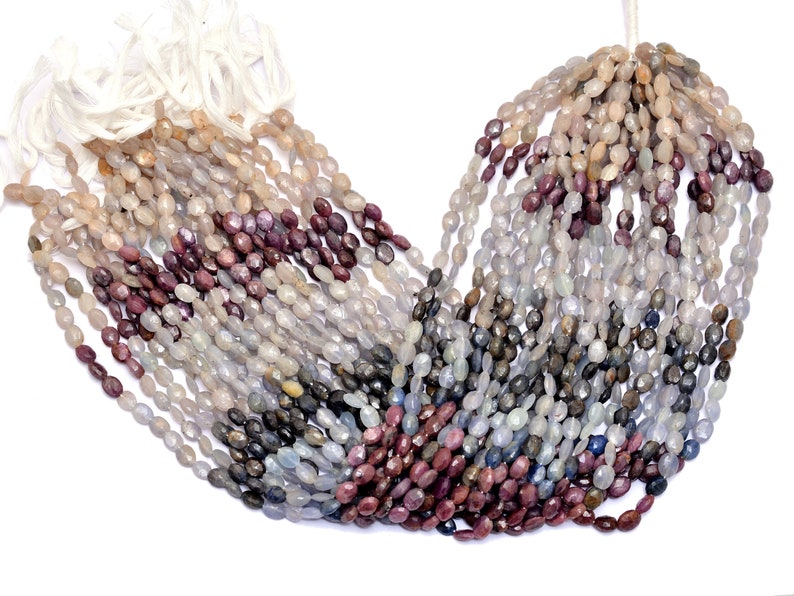 oval faceted beads