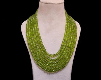 Naturale Peridoto 2.5mm Forma Rotonda Sfaccettato Tagliato - Foto 8