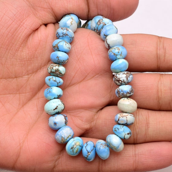 bagaille バガイユ キルト Turquoise　100x190 Beadaholique Chinese Turquoise Dyed Howlite Gemstone Oval