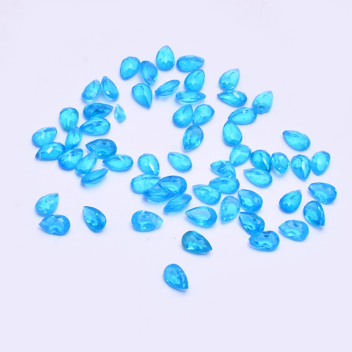 Neon Apatite Gemstone Cut Stone Loose 3x5mm Pear Cut 5 Etsy