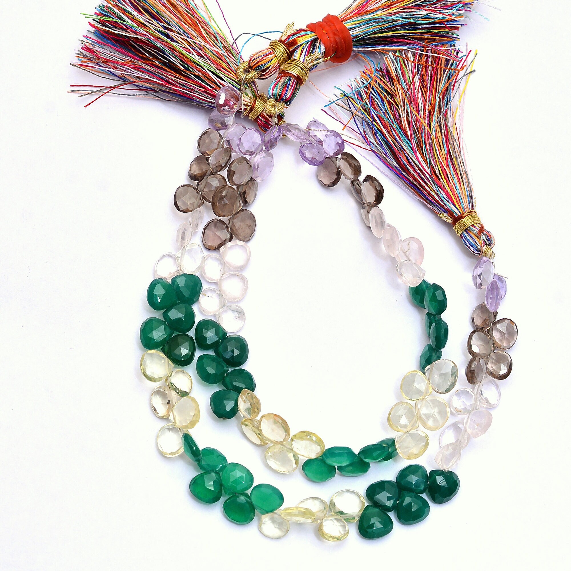 Natural Black Hematite Heart Beads - 6mm Gemstone Beads For Jewelry Making