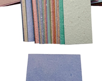 100 handmade business cards, coloured business cards, recycled paper business cards, thank you cards, place cards, eco friendly