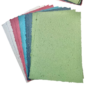 Handmade paper, A5 paper, coloured paper, A5 handmade paper, scrapbook supplies, paper, craft paper, scrapbooking supplies, scrapbook paper
