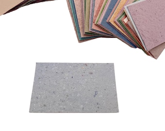 100 handmade business cards, coloured business cards, recycled paper business cards, thank you cards, place cards, eco friendly