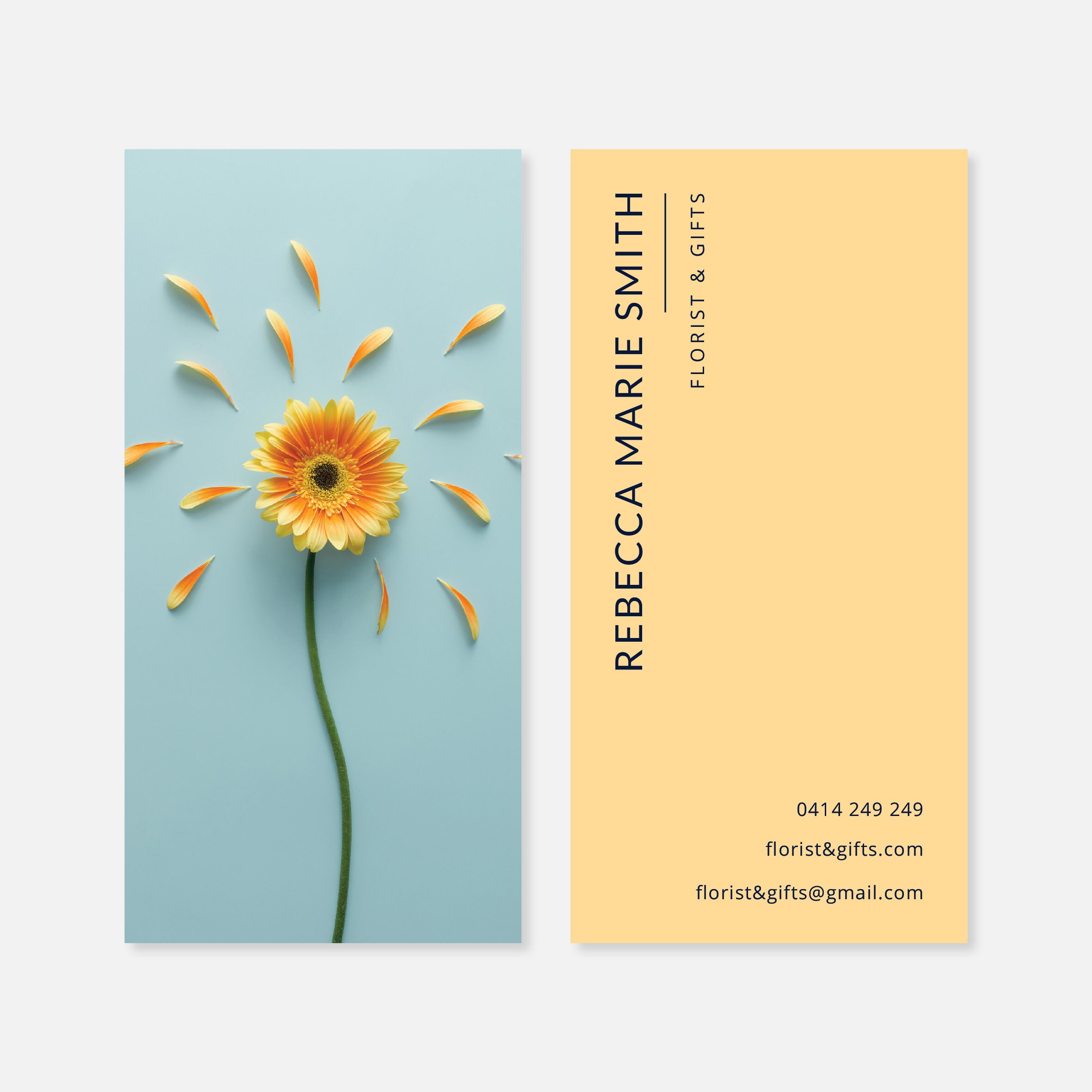 Sunflower Custom Sized Business Card - Etsy Denmark