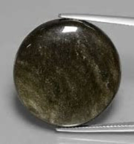 10 Pcs Natural Gold Sheen Obsidian Trillion Shape Smooth Calibrated Cabochon Loose Gemstone