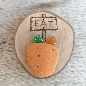 Eat fridge magnet, Sea glass art, Eat sign, Funny magnet gift
