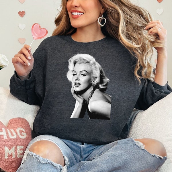 Marilyn Monroe Sweatshirt, Marilyn Monroe 90s Sweatshirt, Vintage Marilyn Monroe, Marilyn Monroe Merch Shirt, Vintage Sweatshirt