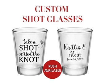 Wedding Favors, Shot Glasses, Wedding Favor, Custom Shot Glasses, Shot Glass, Custom Shot Glass, Party Favors, Bachelorette Party, Personal