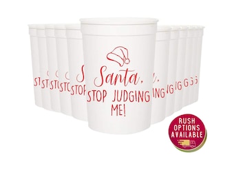 Christmas Party Favors, Christmas Party, Holiday Party, Christmas Favors, Stocking Stuffer, Christmas Cups, Party Favors, Stocking Stuffers