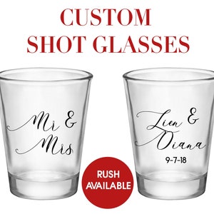 Wedding Favors, Shot Glasses, Wedding Favor, Custom Shot Glasses, Shot Glass, Custom Shot Glass, Party Favors, Bachelorette Party, Personal