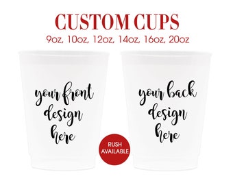 Gift for Her, Gift for Him, Personalized Gifts, Custom Cups, Custom Wedding Cups, Party Cups, Party Favors, Personalized Birthday Gift