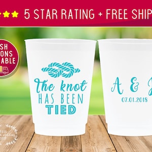 Wedding Favors, Wedding Favors For Guests In Bulk, Personalized Plastic Cups, Custom Frosted Cups Personalized, Custom Wedding Cups