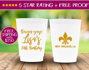 12oz 30th Birthday Cups, Thirty AF, Dirty Thirty, Cheers to 30 Years