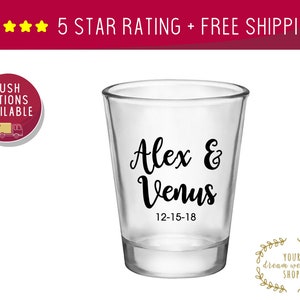 Wedding Favors, Shot Glasses, Wedding Favor, Custom Shot Glasses, Shot Glass, Custom Shot Glass, Party Favors, Bachelorette Party, Personal
