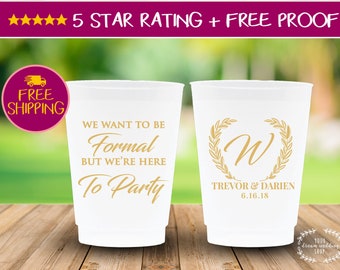 12oz Personalized Cups, Custom Wedding Cups, Wedding Cups, Party Cups, Custom Wedding Cups, Plastic Cups, Stadium Cups, Custom Cups, Frosted