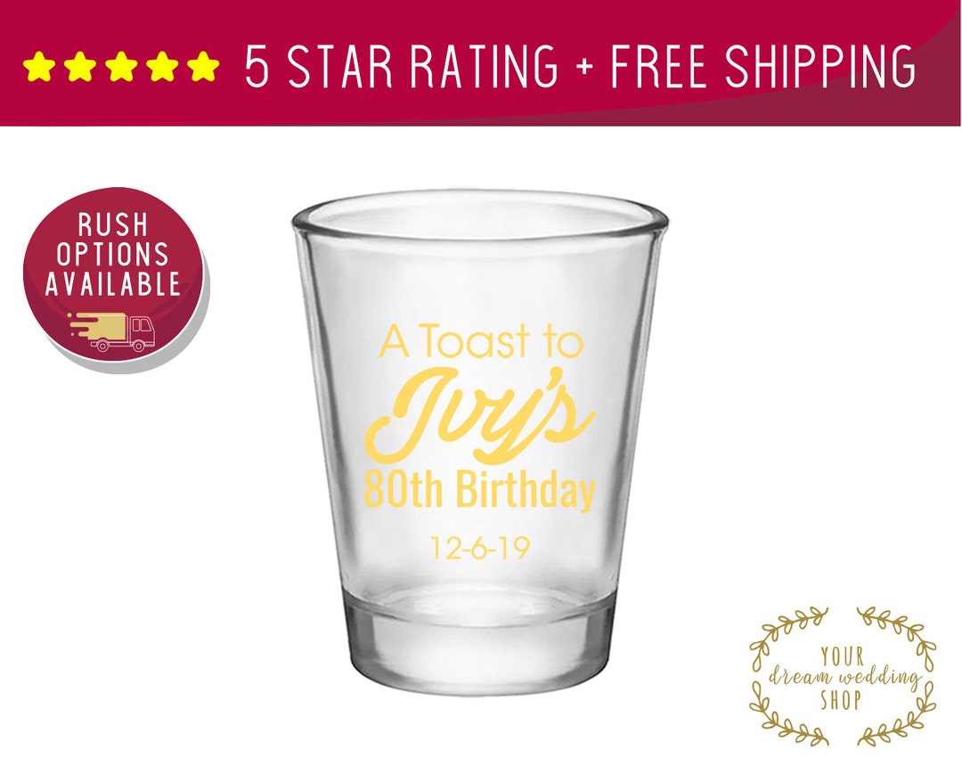 Quinceanera Custom Shot Glasses Shot Glasses Shot Glass Etsy