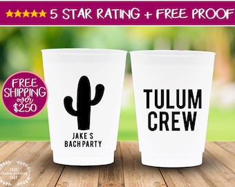 12oz Personalized Cups, Custom Bachelor Party Cups, Bachelor Cups, Bachelor Party Cups, Custom Cups, Plastic Cups, Frosted Cups, Favor