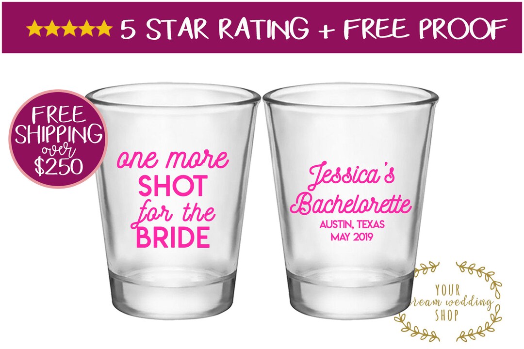 Custom Shot Glasses Shot Glasses Shot Glass Wedding Favors Etsy