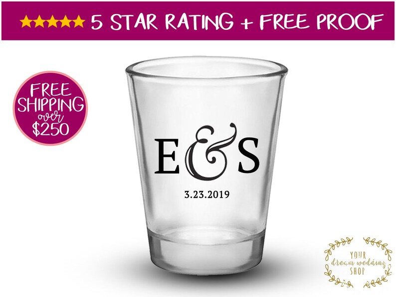 Wedding Favors Bachelorette Party Personal Custom Shot Glass Shot Glass Party Favors Custom Shot Glasses Wedding Favor Shot Glasses