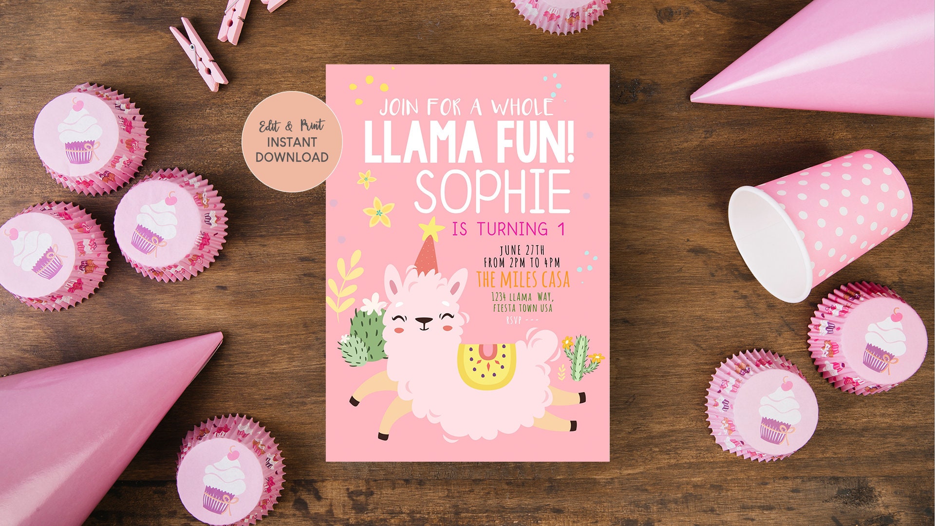 Birthday Invitation Template Editable Invitation Template | Etsy