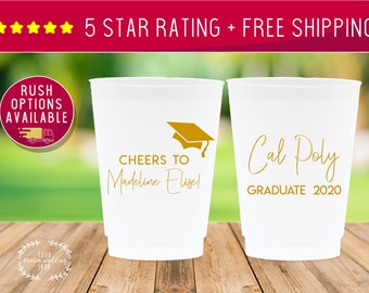 12oz Graduation Cups, Custom Graduation Cups, Graduation Cups, Party Cups, Graduation Party Supplies, Grad cups, Grad Party, Grad Supplies