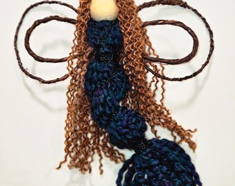 Handmade Natural Angel & Gnome Ornaments