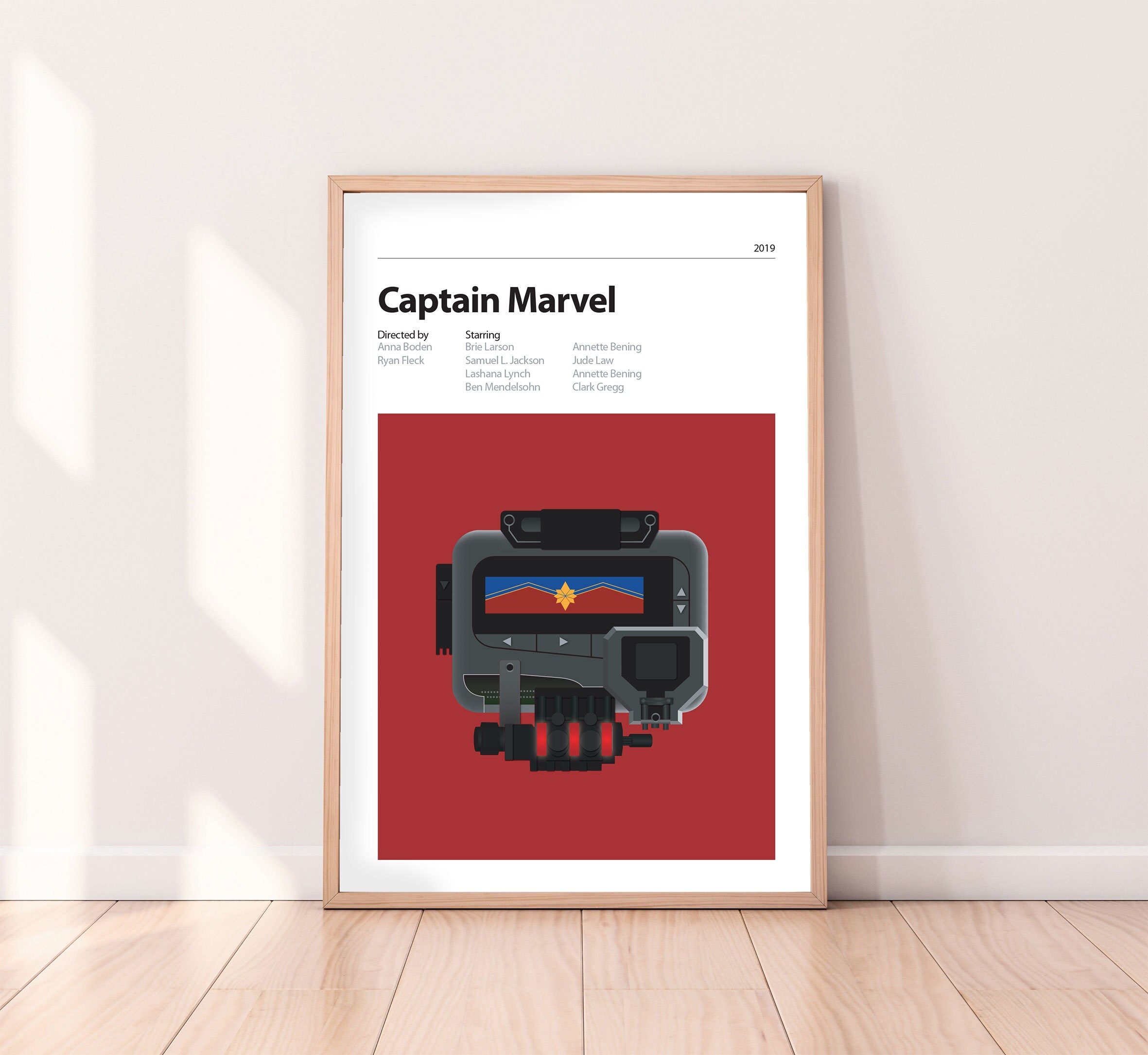 Further Faster Maxi Poster 61 x 91.5cm Captain Marvel Laminated Higher 
