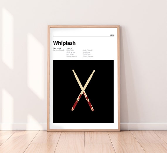 Whiplash Alternative Movie Poster Print Damien Chazelle Etsy