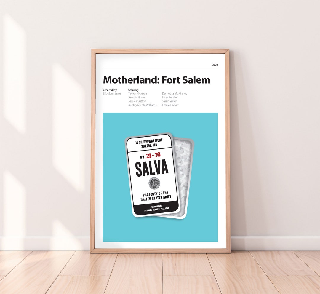MOTHERLAND FORT SALEM Minimalist Print Eliot Laurence - Etsy
