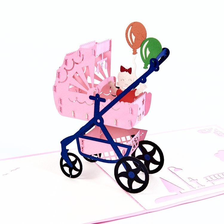 Pink baby best sale carriage