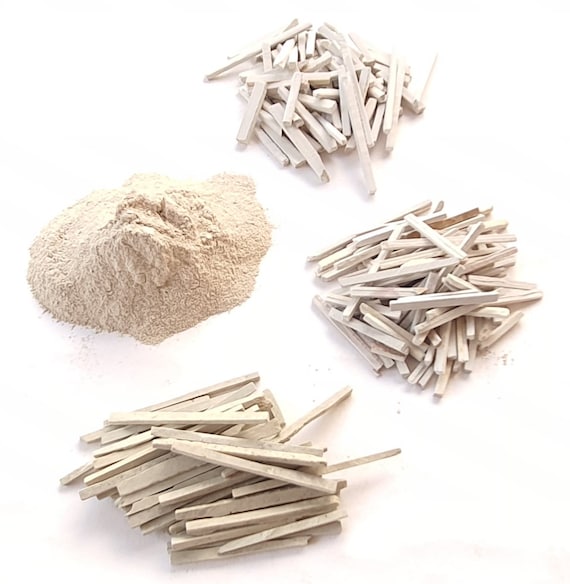Slate Pencils and Powder 2 Kilograms White and brown Choices