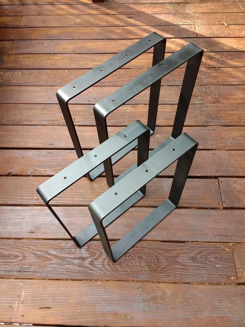 PAIR 2 Bench Supports / Table Legs. 2 X 1/4 Etsy