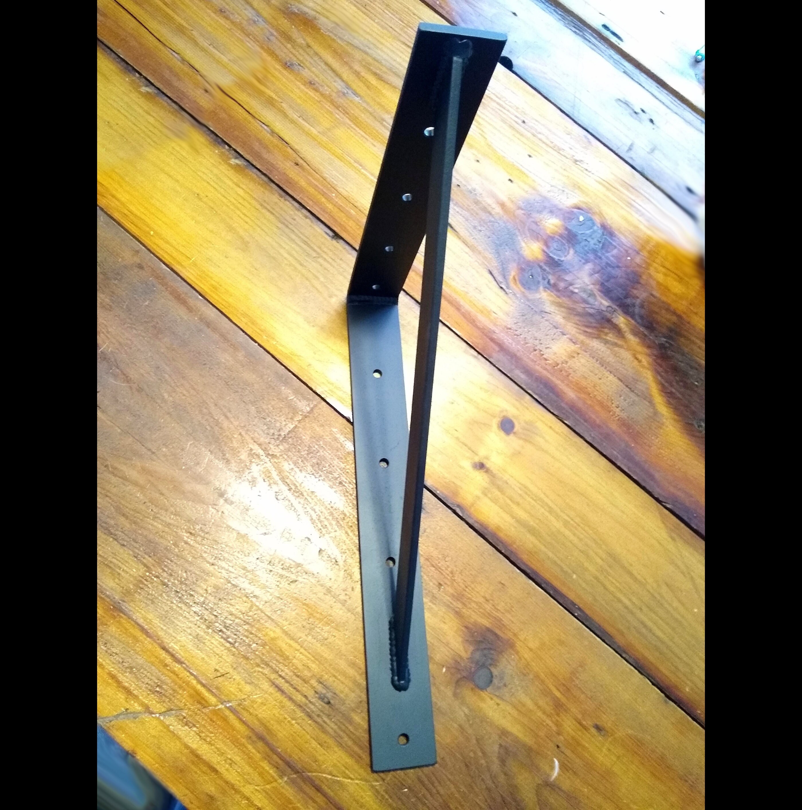 XL L-bracket With Diagonal Support: Hand Made and Welded - Etsy