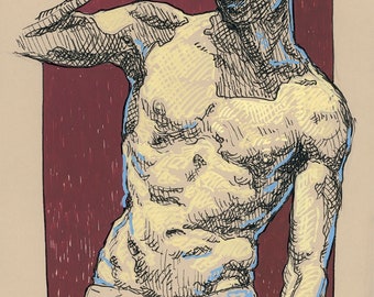 Gay Male Nude - Etsy