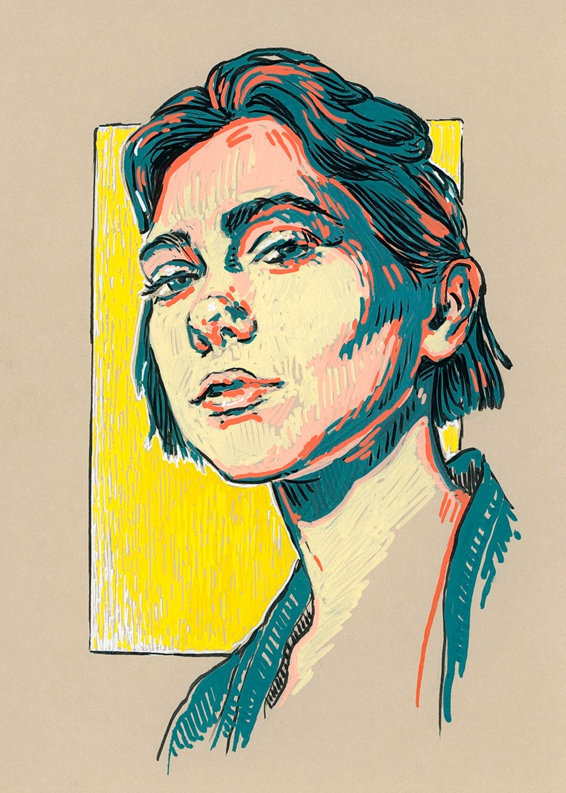 Custom Portrait Drawing From Photo Drawing Services Portrait Etsy