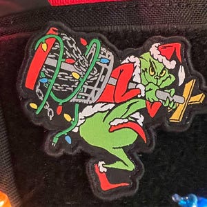 Mean One Christmas Disc Golf Patch™