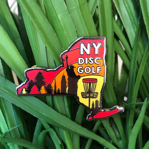 New York Disc Golf Pin™ - High Quality Hard Enamel Pin