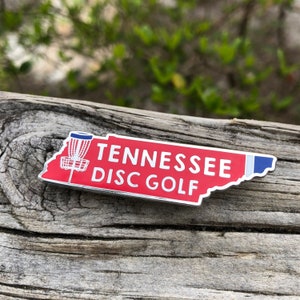Tennessee Disc Golf Pin™ - High Quality Hard Enamel Pin