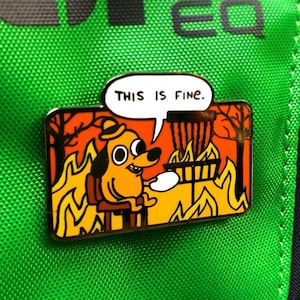 Fire Dog Basket Disc Golf Pin™ - High Quality Hard Enamel Pin