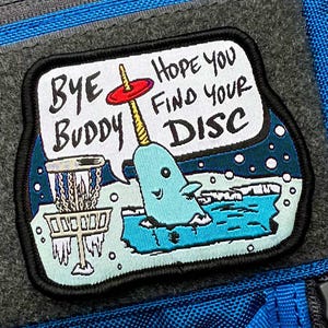 Naszywka do Disc Golfa Bye Buddy™ - prezent do Disc Golfa
