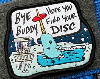 Bye Buddy Disc Golf Patch™ - Disc Golf Gift