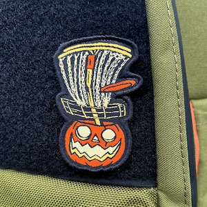 Halloween Pumpkin Basket Disc Golf Patches™