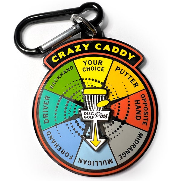 Crazy Caddy Disc Golf Spiel von Disc Golf Pins®