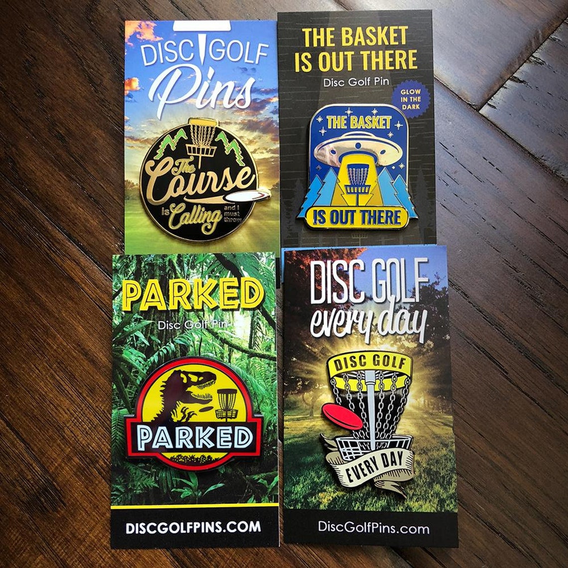 Disc Golf Pins Starter Pack High Quality Hard Enamel Pin Etsy