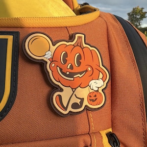 Halloween 2024 Pumpkin Man Disc Golf PVC Patch